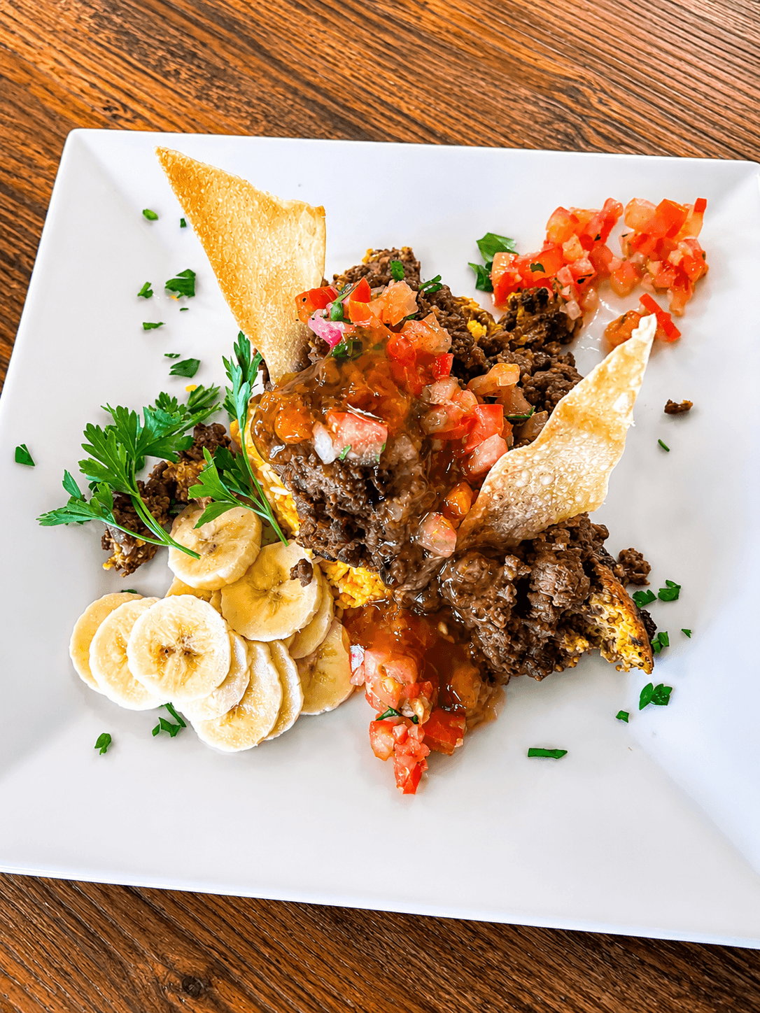 Home-cooked South African meal served at the Bougasvlei Safaris lodge